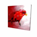 Fondo 16 x 16 in. Abstract Red Parrot-Print on Canvas FO2795158